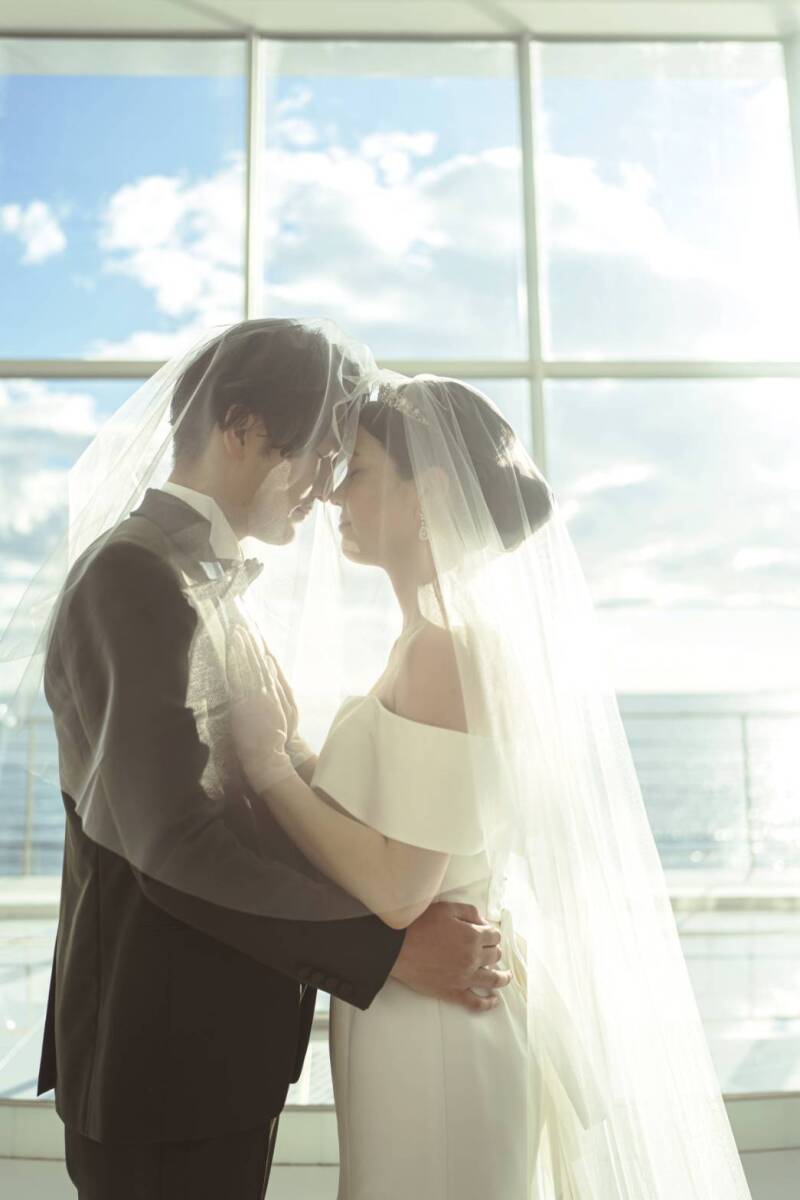 神秘的に輝くベールショット♪