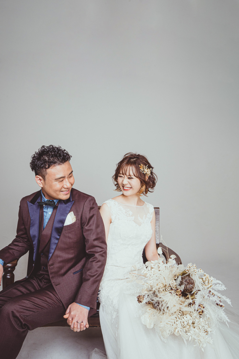 ふたりとも照れ笑いが可愛いです!!!