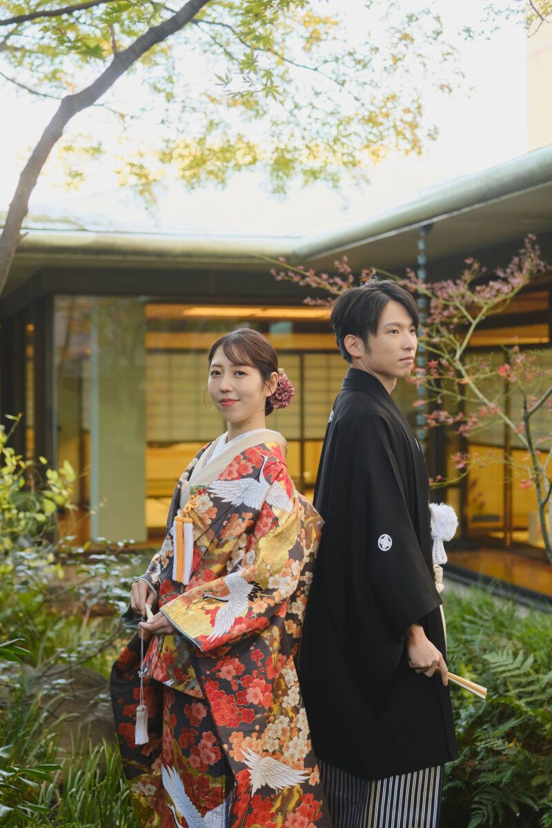 開放感ある庭園