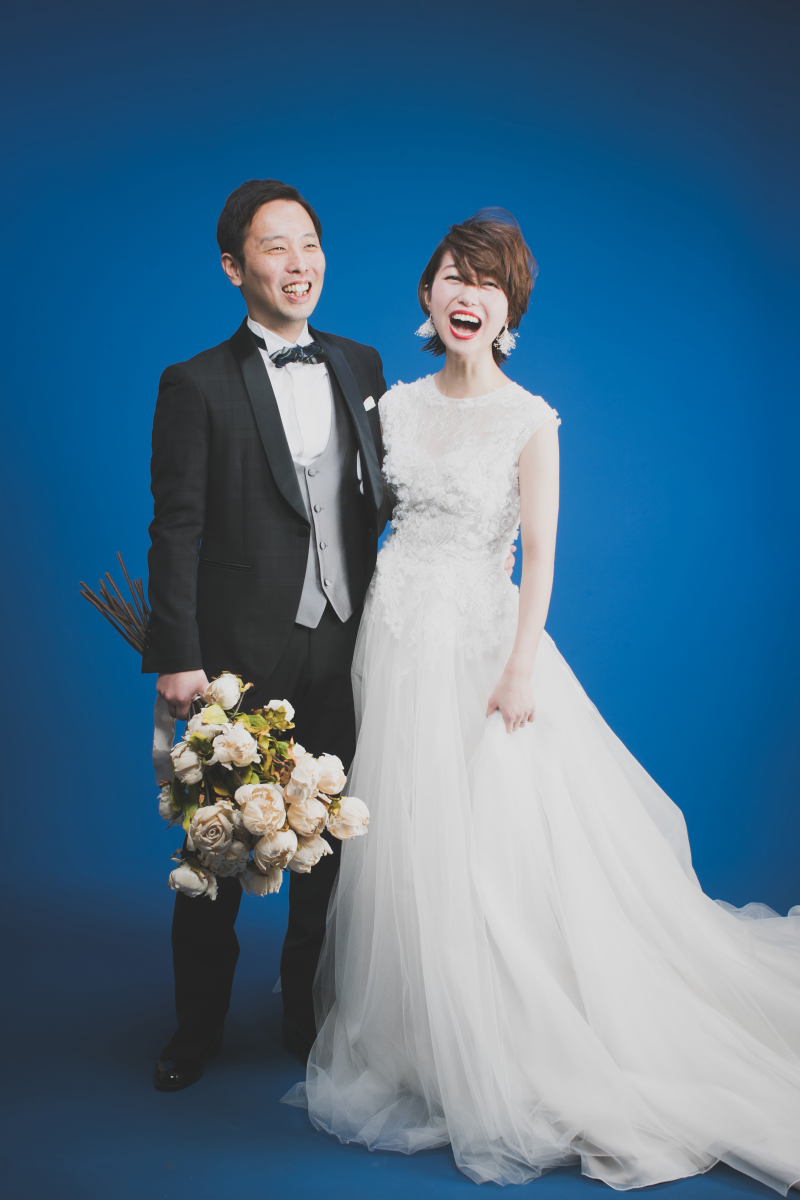 ふたりらしく元気に撮影スタート☆