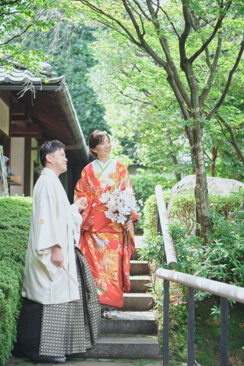 目白庭園で撮影はつづきます