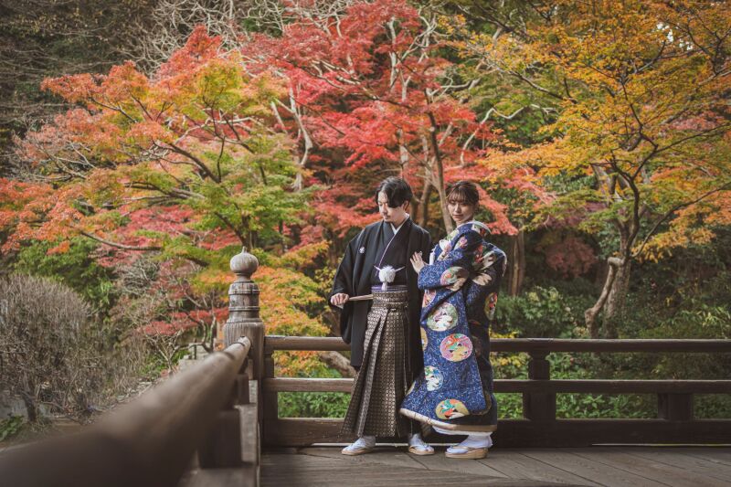 祖師堂での見事な紅葉!