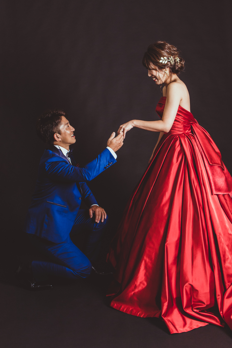 プロポーズシーンも