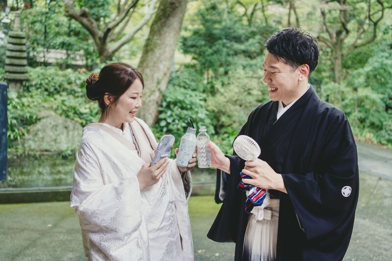 夏の強さが残る日差しのなか