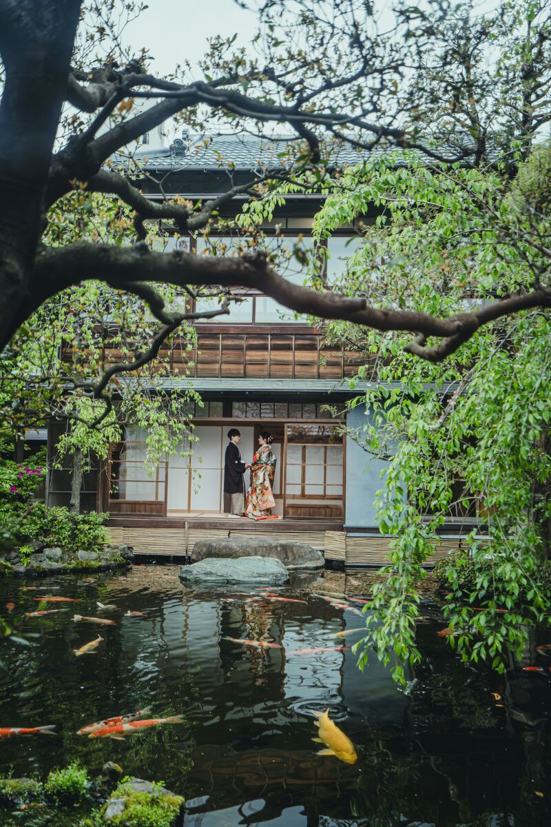 BRIDARIUM MUE(ブライダリウム ミュー)_庭園で撮影できる