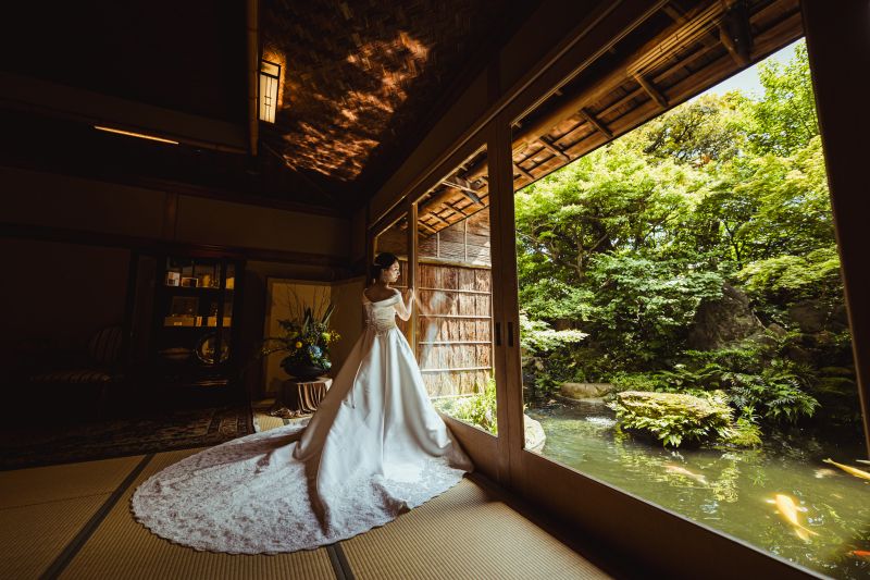 BRIDARIUM MUE(ブライダリウム ミュー)_庭園で撮影できる