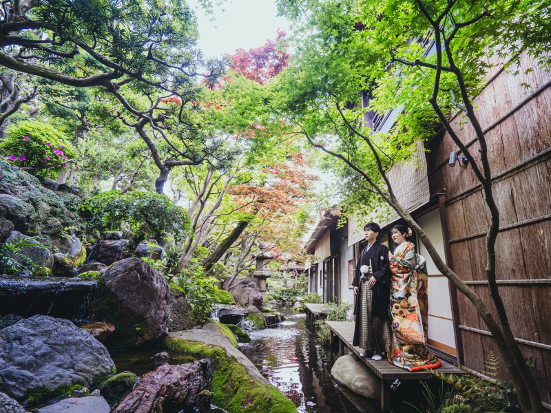BRIDARIUM MUE(ブライダリウム ミュー)_庭園で撮影できる