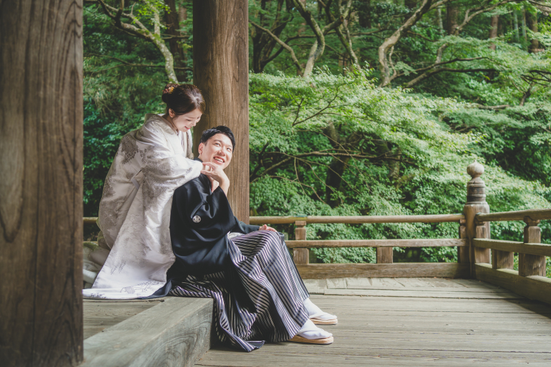 緑豊かな静寂に包まれる、妙本寺