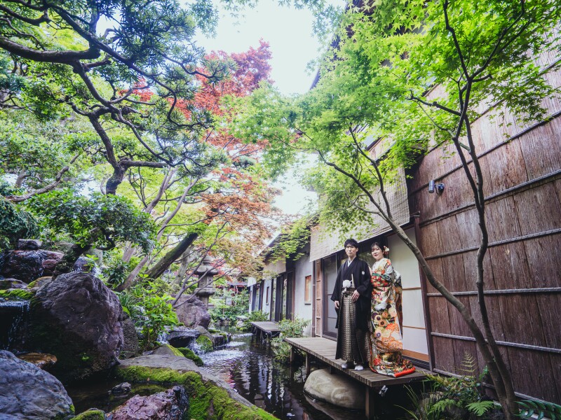 BRIDARIUM MUE(ブライダリウム ミュー)_庭園で撮影できる