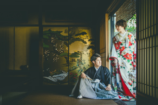 BRIDARIUM MUE(ブライダリウム ミュー)_「料亭」庭園・和室でウエディングフォト 和装編