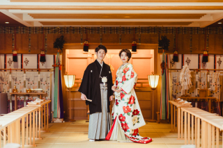 BRIDARIUM MUE(ブライダリウム ミュー)_「料亭」庭園・和室でウエディングフォト 和装編