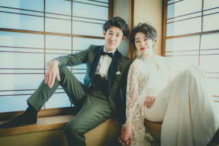 BRIDARIUM MUE(ブライダリウム ミュー)_「料亭」庭園・和室でウエディングフォト 洋装編