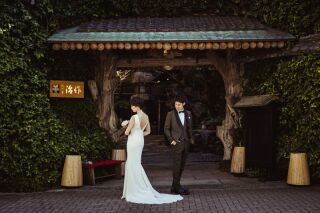 BRIDARIUM MUE(ブライダリウム ミュー)_「料亭」庭園・和室でウエディングフォト 洋装編