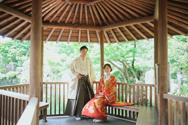 【庭園フォト】和装1着|目白庭園・庭園&お茶室撮影|衣裳事前試着付き・選び放題|平日限定