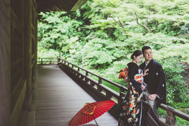 【鎌倉・寺院】和装1着・100カット|建長寺・妙本寺など|衣裳事前試着付・選び放題 |平日限定