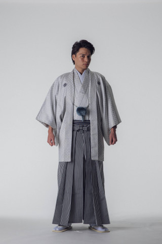 紋付羽織袴（白）