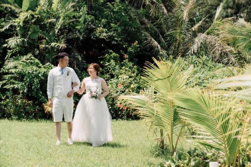 チャペル撮影後はアウトドア撮影!