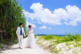 大人気☆ビーチフォト＆青の洞窟シュノーケルプラン♪