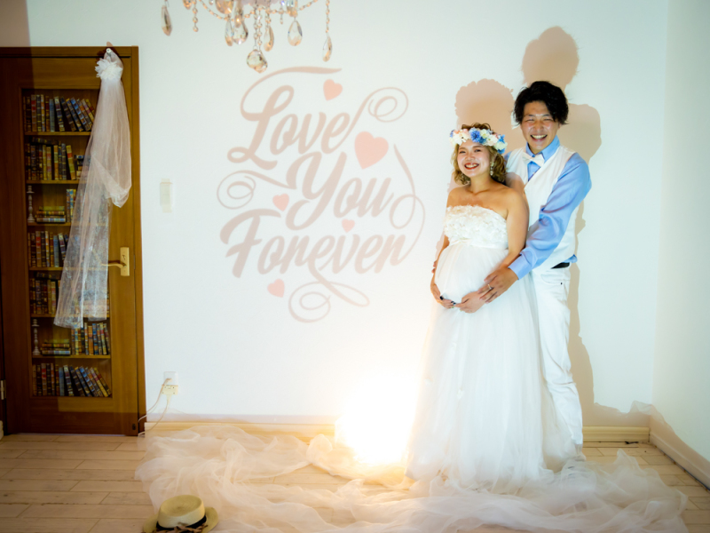 メッセージ画像と共に