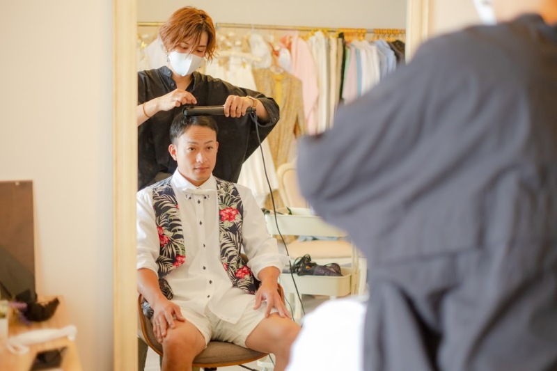 メンズへアセット