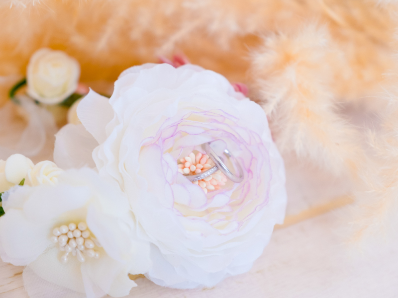 ドレスを選んだらお支度を行います