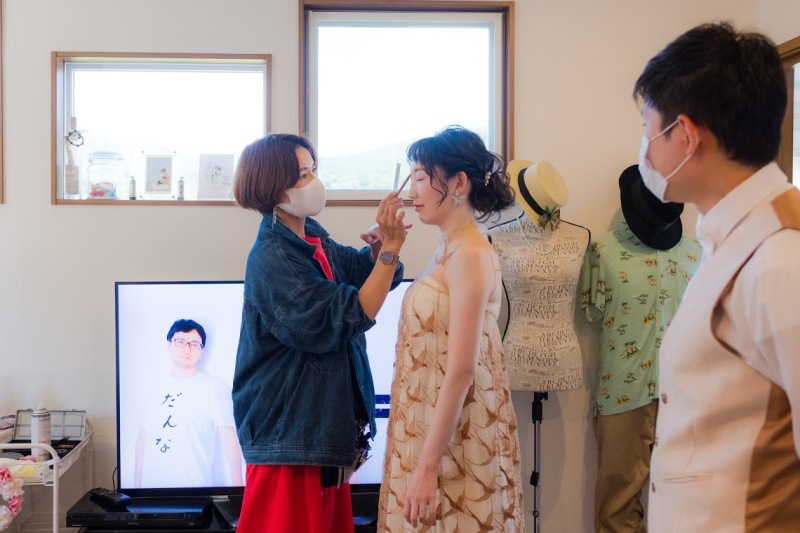 ドレスはお持ち込み