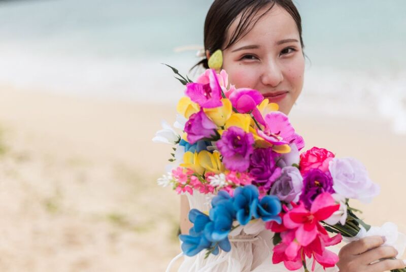 新婦様のソロショット