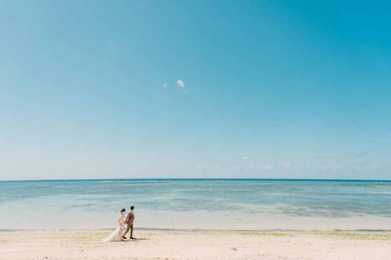 お次はビーチへ。。