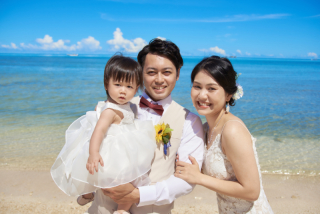 ファミリーで素敵なウエディング撮影♡