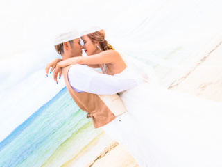 夏の日差しの中で♪マタニティウェディング