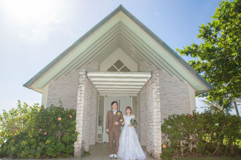 いよいよチャペルへ