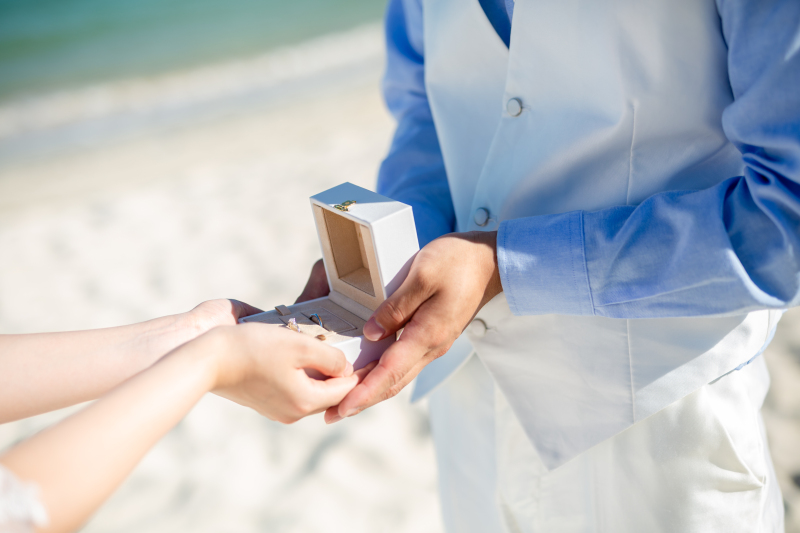 あこがれのプロポーズショットも・・