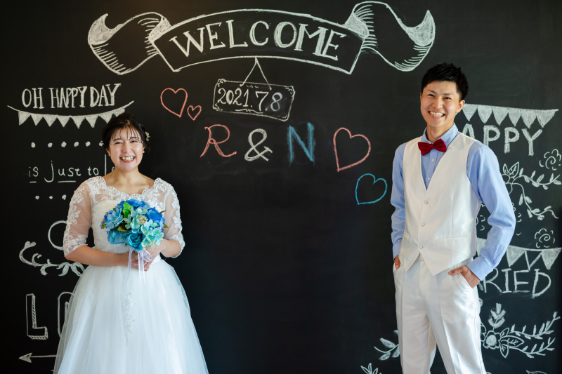 はじめにスタジオ撮影