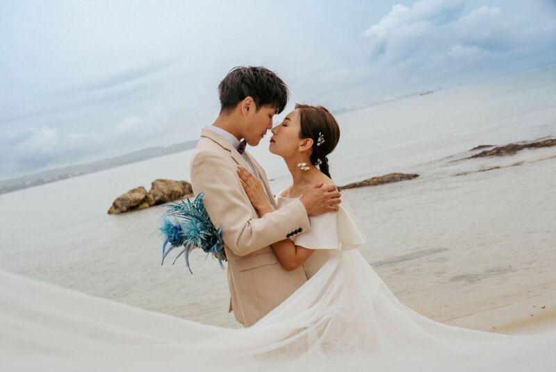 ロマンチックなベールショット♡