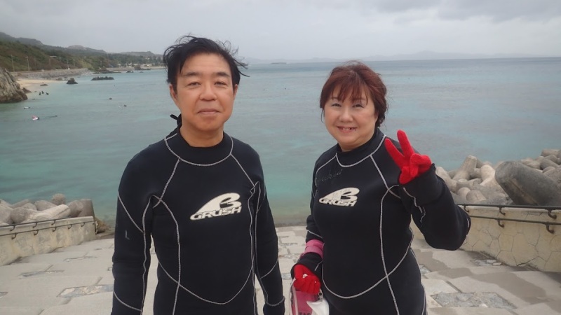 スーツに着替えていざ海中へ!