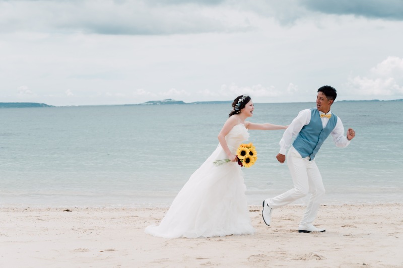 スタジオ・グリーン・ビーチでフォトウェディング♪