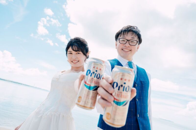夏!海!沖縄!オリオンビール!