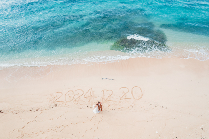 ドローン撮影で特別感アップ