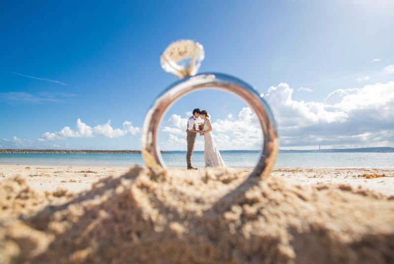 リングの中の小人風ショット★