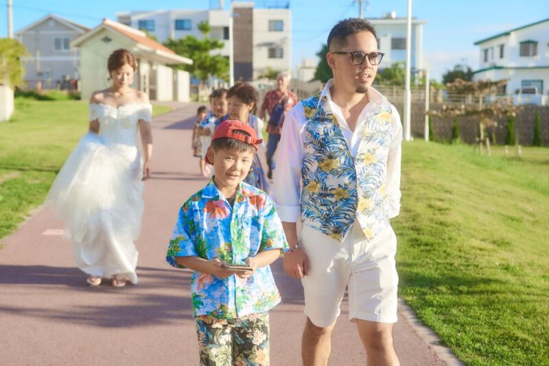 撮影場所へみんなで移動♪