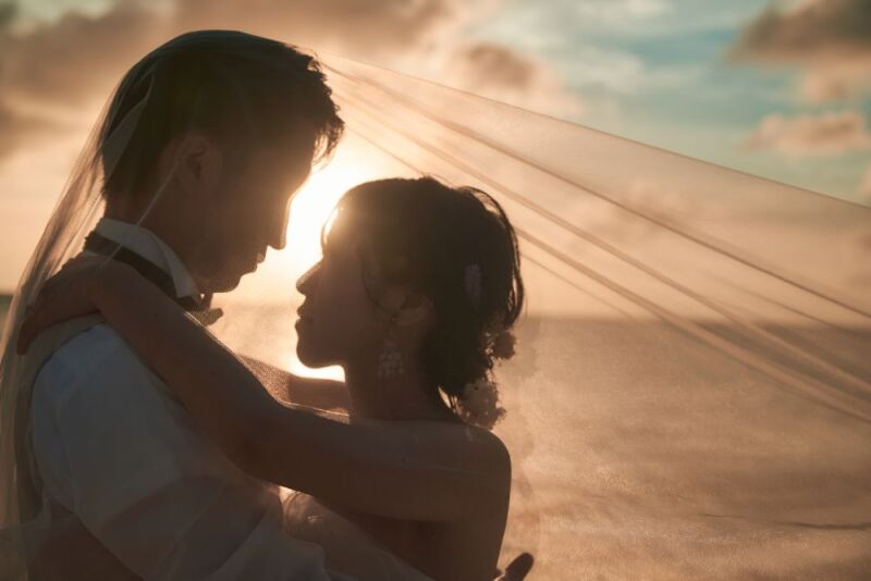 夕暮れ時の撮影でロマンティックな思い出を♡