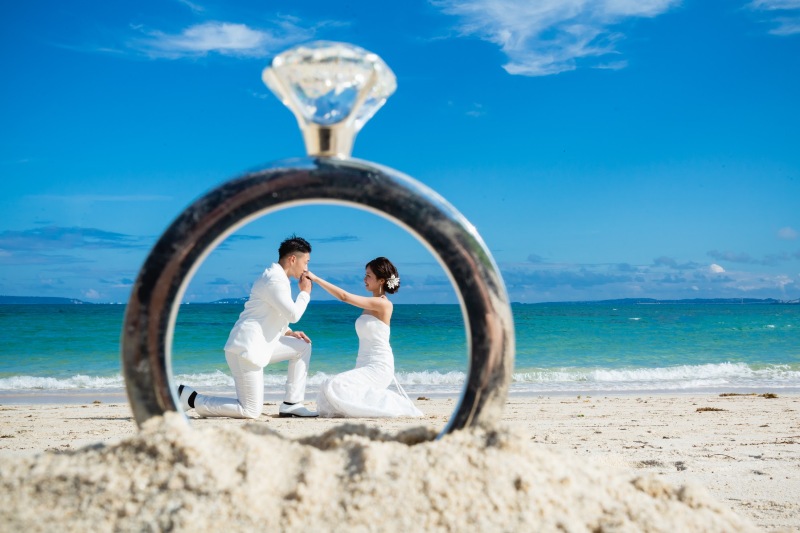 リングフレームや小物で撮影♡