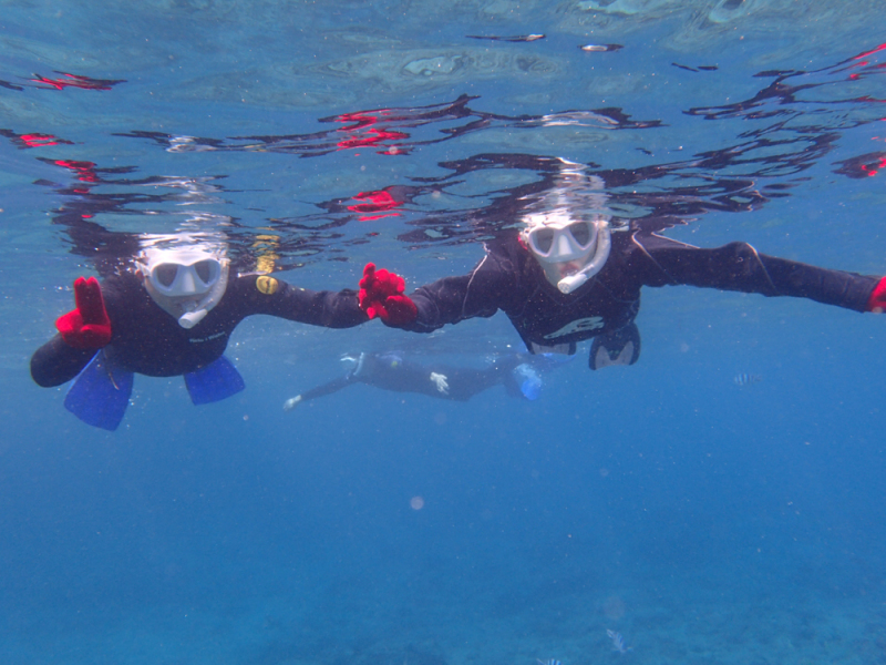 夏じゃなくてもシュノーケリング付！
