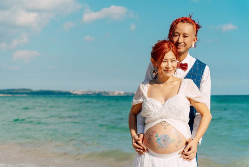 マタニティプランで素敵な記念撮影!