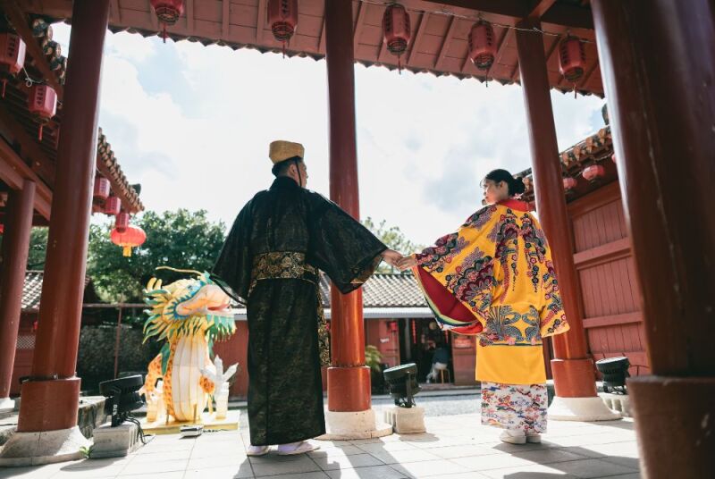 中国文化と琉球王朝の風景が融合したロケーション