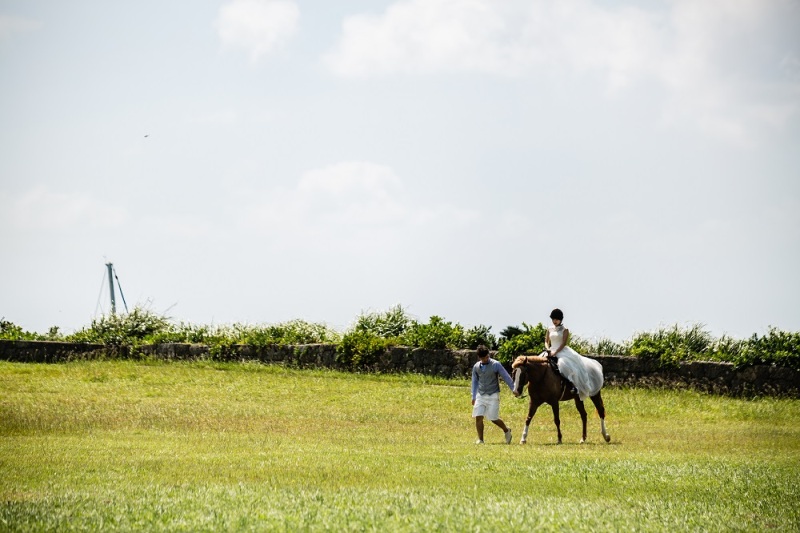 草原と海と馬と…☆