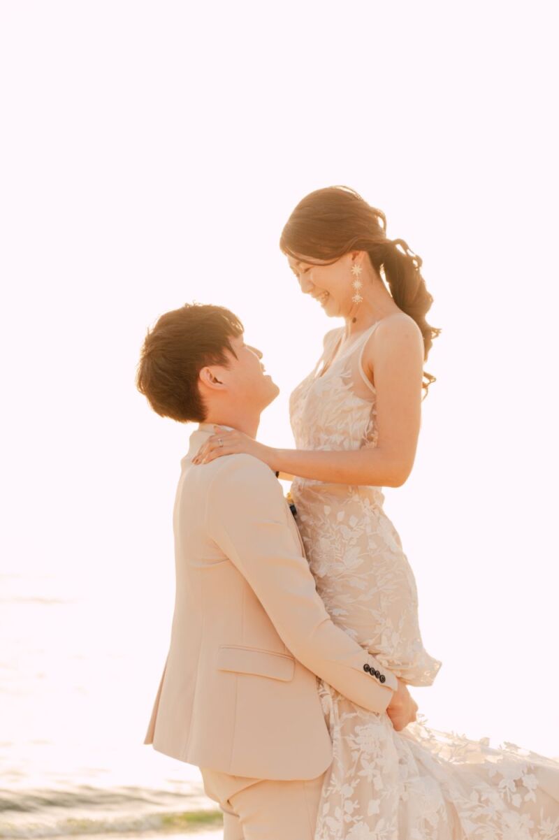 奥様を抱き上げショット♡