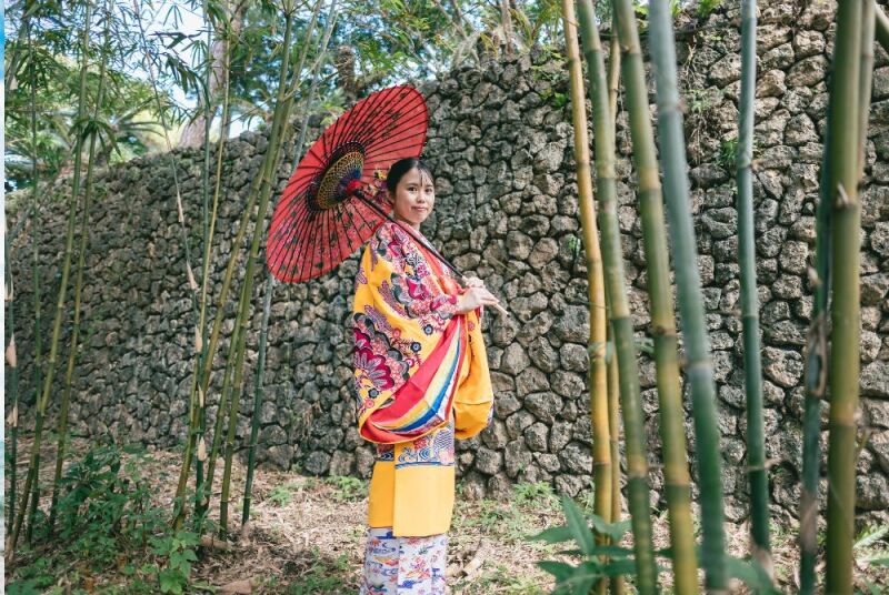 琉装でのソロショット