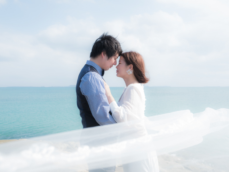 ベールでふんわりと優雅に♡