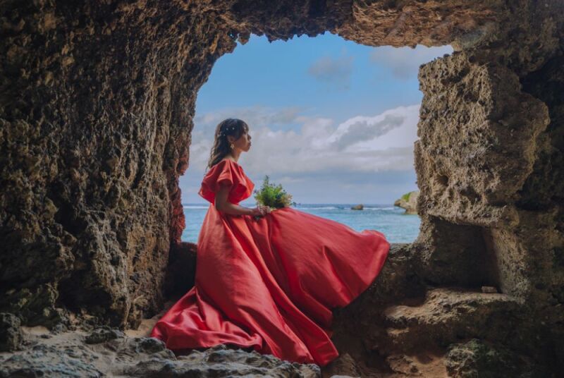 沖縄本島のフォトジェニックスポット「ザネー浜」